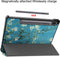 3-Vouw sleepcover hoes - Geschikt voor Samsung Galaxy Tab S7 / Tab S8 - Van Gogh Amandelbloesem