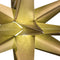 Anna Collection verlichte 3D kerstster - goud - 60 cm - kunststof