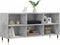 vidaXL - Tv-meubel - 103,5x30x50 - cm - bewerkt - hout - betongrijs