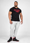 Gorilla Wear Murray T-shirt - Slim Fit - Kapmouwen - Zwart - M