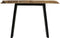 HSM Collection Eettafel Rechthoekig Soho 220cm Naturel/Zwart Acacia/Metaal