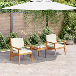 vidaXL - Tuinstoelen - 2 - stuks - met - kussens - in - massief - acaciahout