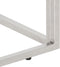 vidaXL - Wandtafel - roestvrijstaal - en - gehard - glas - zilverkleurig