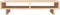 vidaXL - Monitorstandaard - 60x27x14 - cm - massief - grenenhout - zwart