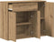 vidaXL - Dressoir - ambachtelijk - spaanplaat - hout - ambachtelijk - eikenkleurig