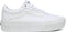 Vans WM Ward Platform - Lage sneakers - Sidestripe logo - White - Maat 38.5