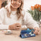 iMoshion Hoesje Geschikt voor Samsung Galaxy A52 (5G) / A52s / A52 (4G) Hoesje Met Pasjeshouder - iMoshion Design Softcase Bookcase - Blauw / Meerkleurig / Blue Butterfly