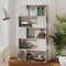 vidaXL-Boekenkast/kamerscherm-80x24x155-cm-spaanplaat-betongrijs
