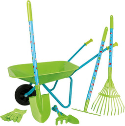 Small Foot 12014 - Tuingereedschap Set - 8dlg - Groen