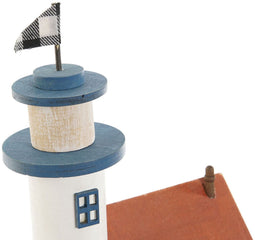 Decoratieve figuren Home ESPRIT Blauw Rood Multicolour 17 x 8,5 x 30 cm (2 Stuks)
