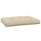 Palletkussen 120x80x12 cm stof beige