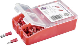 TRU COMPONENTS TC-6646608 Assortiment kabelschoenen 0.50 mm² - 1.50 mm² Rood 140 stuk(s)