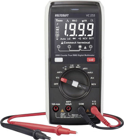 VOLTCRAFT VC232 Multimeter Kalibratie (ISO) Digitaal CAT III 600 V Weergave (counts): 2000