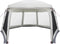 vidaXL - Zwembadtent - met - uitneembare - buiten- - gaaswanden - 618x532 - cm - grijs