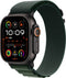 Apple Watch Ultra 2 - 4G - 49mm - Zwart Titanium - Groen