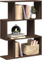 vidaXL - Kamerscherm - / - boekenkast - 3-laags - 70x24x97 - cm - hout - bruin - eiken