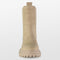 POSH by Poelman LITA - Dames Chelsea Laarzen - Imitatieleer - Beige - Maat 38