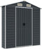 vidaXL - Tuinschuur - 191x300x198 - cm - gegalvaniseerd - staal - antracietkleurig