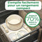 JUST PERFECTO JL-999 - 11-delige pannenset - Afneembare handgrepen - Beige (11 stuks)