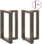 vidaXL - Eettafelpoten - 2 - st - T-vormig - 50x35x(72-73) - cm - staal - naturel