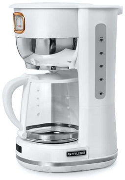 Muse MS-220W - Koffiezetapparaat - 1,4L voor 10 kopjes - Retro stijl