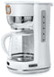 Muse MS-220W - Koffiezetapparaat - 1,4L voor 10 kopjes - Retro stijl