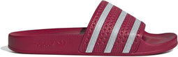adidas ADILETTE - Slippers - Voorgevormd voetbed EVA - Collegiate Burgundy/Ftwr White/Ftwr White