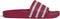 adidas ADILETTE - Slippers - Voorgevormd voetbed EVA - Collegiate Burgundy/Ftwr White/Ftwr White