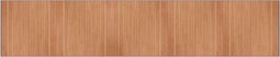 vidaXL - Vloerkleed - rechthoekig - 100x1000 - cm - bamboe - naturel
