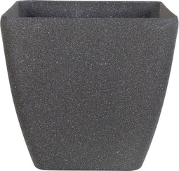 ZELI - Plantenbak - Donkergrijs - 42 cm - Polyresin