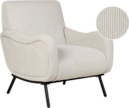 Fauteuil ALMIND Corduroy Lichtgrijs
