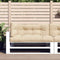 vidaXL - Palletkussens - 3 - st - stof - beige
