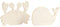 Figuren - Hout - Naturel - 16x9,5-12cm - 2 Stuks
