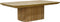 Livingfurn - Eetkamertafel Lausanne - Bruin - Teakhout - 230cm