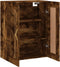 vidaXL - Wandkast - 69,5x34x90 - cm - bewerkt - hout - gerookt - eikenkleurig