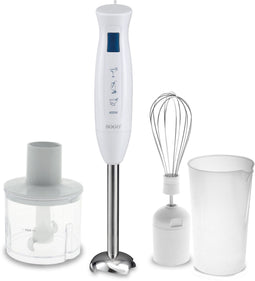 Sogo SS-14270 - Staafmixer 400 W - Met hakmolen en maatbeker - Wit