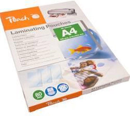 Peach Lamineerfolie DIN A4 80 micron glanzend 100 stuk(s)