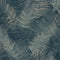 DUTCH WALLCOVERINGS Behang Palm petrolblauw