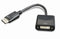 Gembird A-DPM-DVIF-002 - DisplayPort naar DVI adapterkabel - 10 cm - Zwart