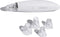 HYPER BEAUTY ARIA - Microdermabrasion Wand - Mee-eter verwijderaar met 5 opzetstukken - Zwart