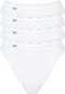 Sloggi 42 - Basic Tai Slip dames - Elastische tailleband en kant - Wit (4-pack)