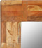 vidaXL - Wandspiegel - 60x60 - cm - massief - gerecycled - hout