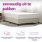 vidaXL - Pocketveringmatras - middelhard-hard - 140x190 - cm