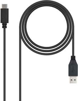 Nanocable APTAPC0593 - USB 3.1 - 1m Male-Male - Zwart