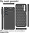 iMoshion Hoesje Geschikt voor Samsung Galaxy S23 Hoesje Siliconen - iMoshion Carbon Softcase Backcover - Zwart