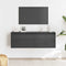 vidaXL - Wandkast - 100x30x35 - cm - massief - grenenhout - grijs
