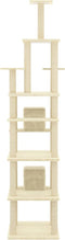vidaXL - Kattenmeubel - met - sisal - krabpalen - 216 - cm - donkergrijs
