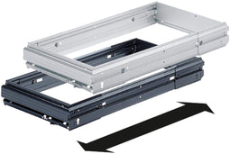Hettich 1032 - Hangmappenframe - Traploos verstelbaar - Zwart