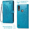 iMoshion Hoesje Geschikt voor Motorola Moto E7i Power Hoesje Met Pasjeshouder - iMoshion Mandala Bookcase - Turquoise