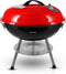 Travelhawk Houtskool BBQ - Barbecue Houtskool - Opvouwbaar - 33x33cm Grilloppervlak - Gelegeerd Staal - Zwart